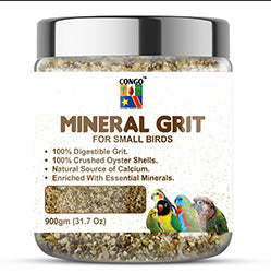 Congo® 900gm Mineral Grit for Healthy Bird Digestive System for Budgies, Lovebirds, Cockatiel and Other Small Birds (900gm)