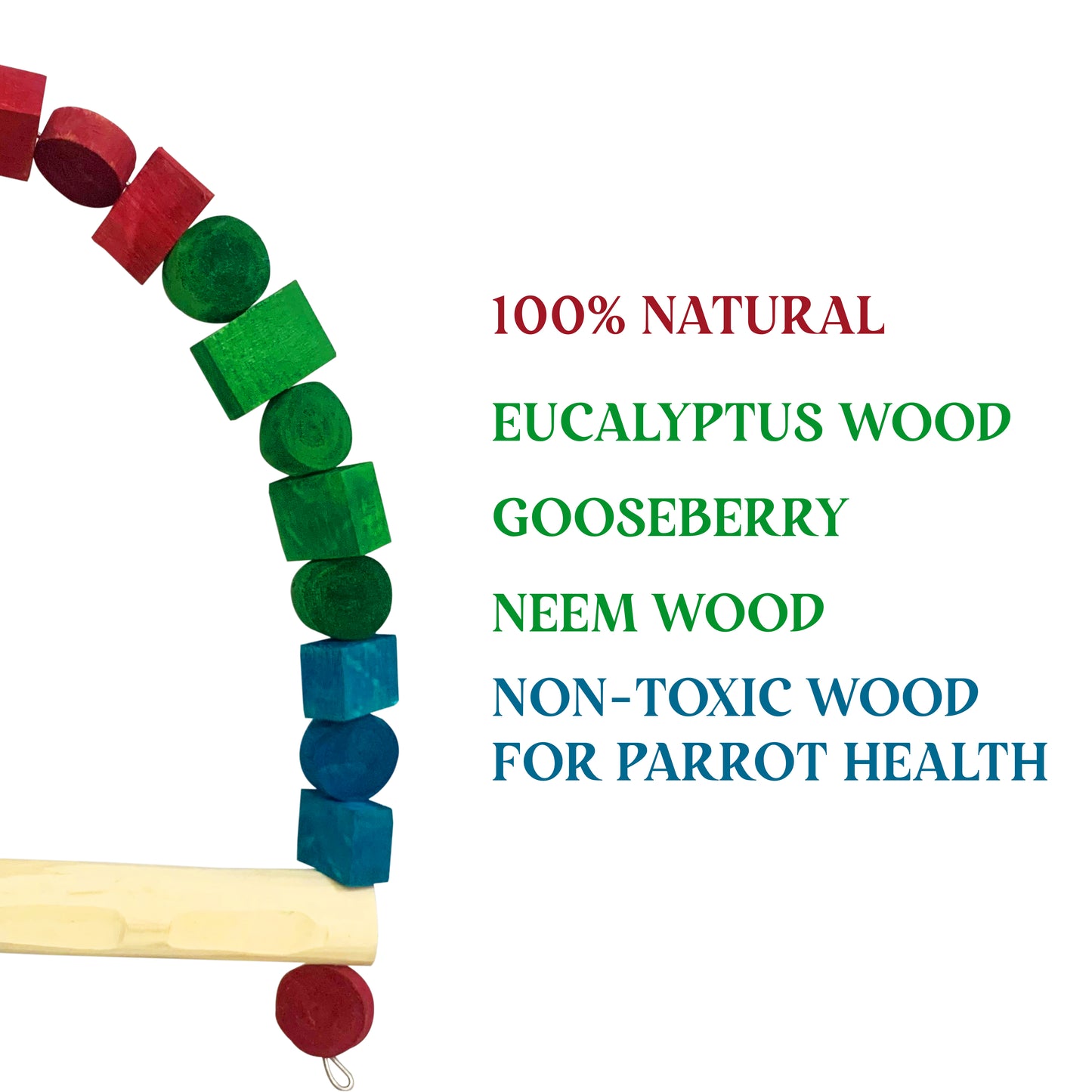 Congo 78X50cm Macaw Colour Swing for Macaws (Piece of 1)