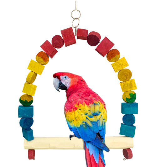 Congo 78X50cm Scarlet Macaw Colour Swing for Macaws (Piece of 1)